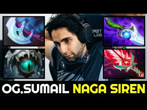 SUMAIL Naga Siren Bloodthorn Build — Intense Game vs Scepter Templar Assassin