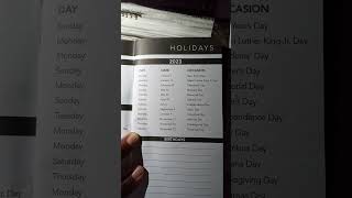 No Tuesday + Thursday + Saturday Calendar 2023