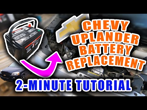 Chevy Uplander Battery Replacement | 2-Minute Tutorial