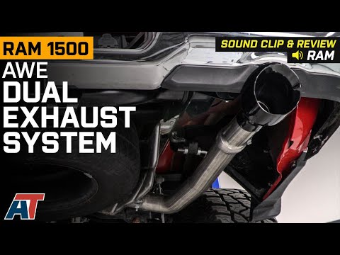 2019-2023 5.7L RAM 1500 AWE 0FG Dual Exhaust System Rear Exit Review & Sound Clip