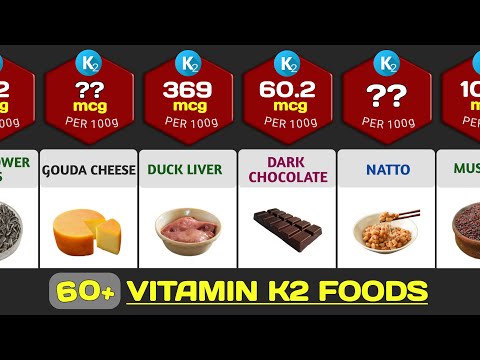 Vitamin K2 Foods: Which Foods Contain Vitamin K2? [Per 100g]