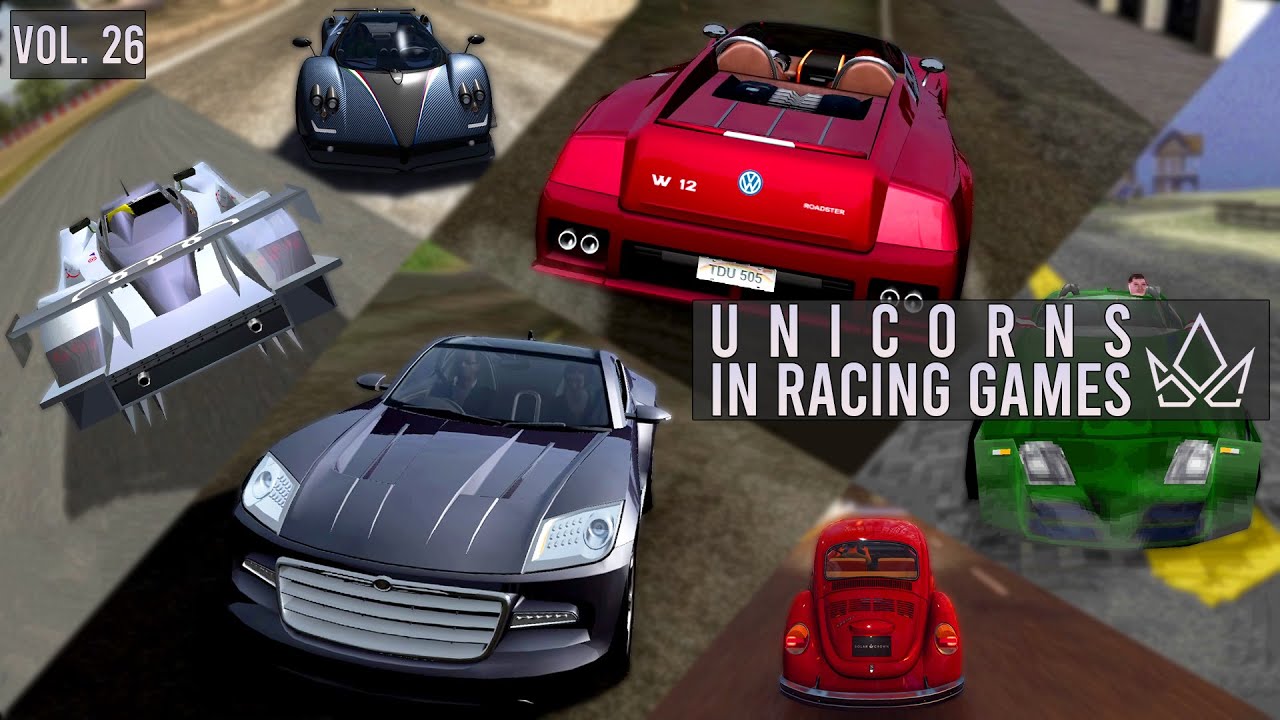 Unicorns in Racing Games (Rare Cars) (Volume 26 / Test Drive Special)