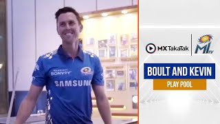 Trent Boult's candid moments during a pool game | बोल्ट ने खेला पूल | IPL 2021