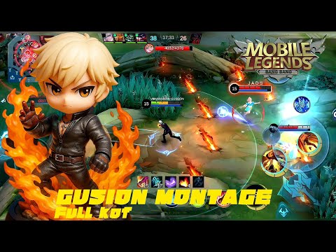 OMG DEMAGE MARKMAN 🥹 GUSION MONTAGE FULL KOF MOBILE LEGENDS 🔥