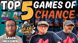 Top 5 Games of Chance With Galen McCown | WHISKEY WEDNESDAY LIVE @ 8!