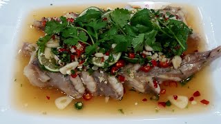 How to : Steamed Monkfish w/ Chili + Garlic + Lime Sauce