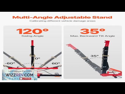Auto Body Frame Puller Straightener 6T Car Frame Machine 3T Airbag Jack Review
