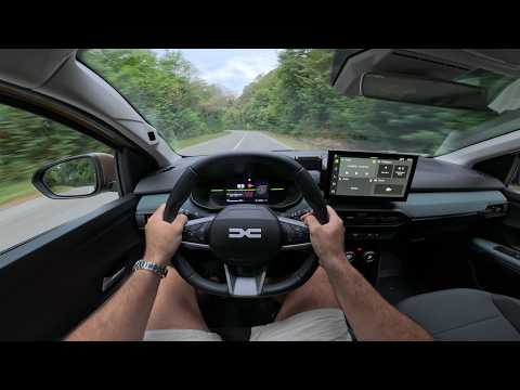 DACIA SANDERO STEPWAY Facelift 2026 - POV test drive (COUNTRY ROADS & highway) Eco-G 120