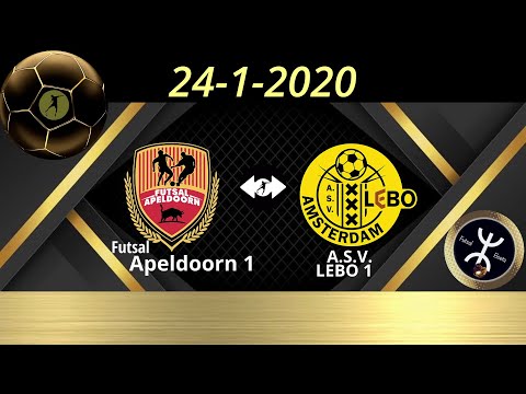 Futsal Apeldoorn 1 -  ASV LEBO 1  (24-1-2020) Wereldgoal Mo Bendadi