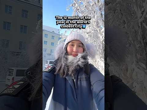 12 months of the year in world’s coldest city - Yakutsk ❄️