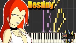 🎵 Destiny (Bobby&#39;s Theme) - Porkchop n Flatscreen [Piano Tutorial] (Synthesia) HD Cover