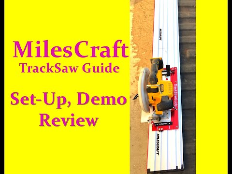 Milescraft Track Saw Set up, Demo & Review