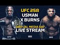 UFC 258: Usman vs. Burns Virtual Media Day LIVE Stream - MMA Fighting