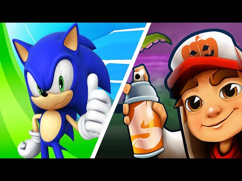 Subway Surfers Vs Sonic Dash Gameplay 4K