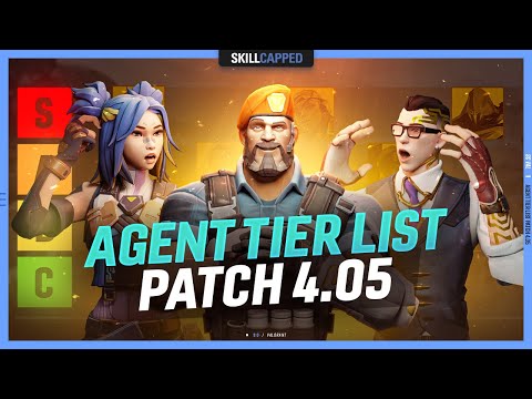 *NEW* Agent Tier List Patch 4.05 - IS BRIMSTONE OVERPOWERED? - Valorant Meta Guide