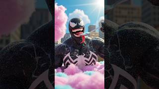 enchente de algodão doce 😏🔥 invade a cidade!! #marvel #crianças #spiderman #homemaranha #venom #film