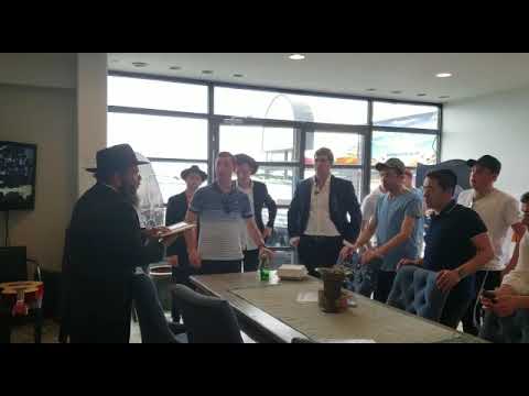 Simcha dance at Chabad of Malibu