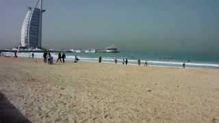preview picture of video 'Public Beach Jumeirah - Burj Al Arab - Dubai'