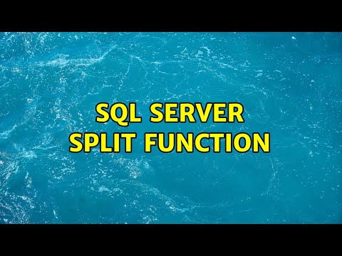 Sql Server Split Function 3 Solutions