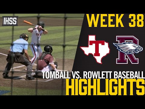 Tomball Sweeps Rowlett 10-1 to Advance to State Semifinals