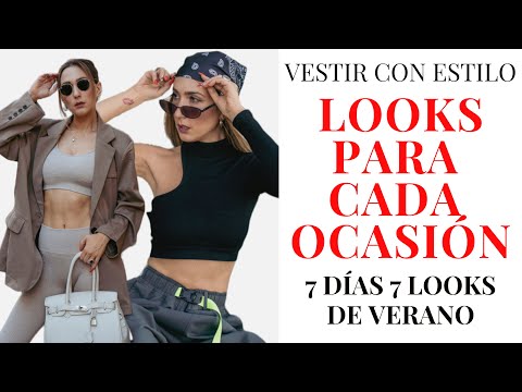 MODA –  Vestir estilosa  – 7 dias 7 looks para cada ocasión – VERANO