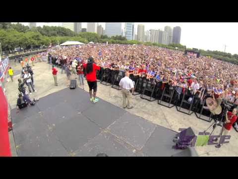 Chicago : World Cup 2014 USA I Believe chant