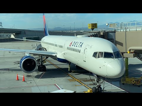 Salt Lake City (SLC) ~ Washington DC (DCA) - Delta Airlines - Boeing 757-200 - Full Flight