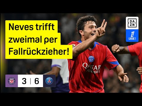 Toulouse - PSG | 3. Spieltag | Ligue 1 | DAZN Highlights