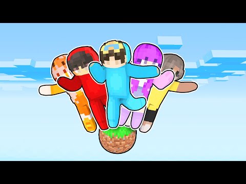 NICO and ALL FRIENDS on ONE SPHERE in Minecraft! - Parody Story(Cash,Shady, Zoey and MiaTV)