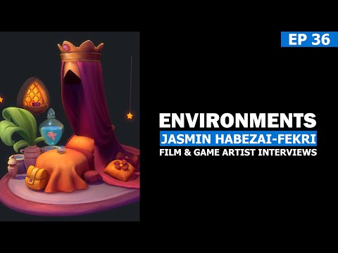 Creating Stylised 3D Environments | Student Art Podcast Ep 36: Jasmin Habezai-Fekri