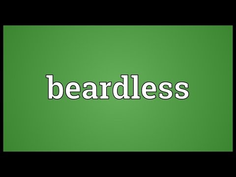 Beardless Meaning