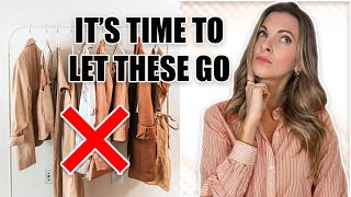 We edited her closet. This is what we got rid of.