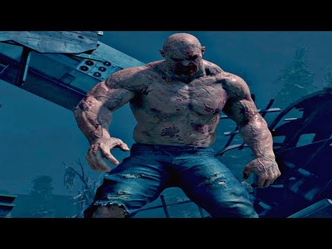 Days Gone - Breaker Boss Fight (Bodybuilder Zombie) PS4 Pro