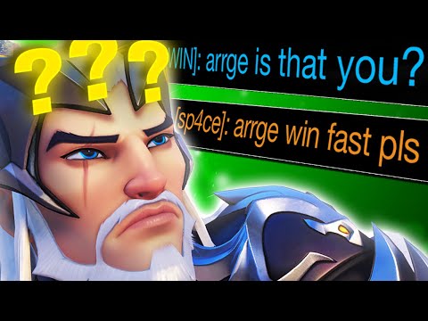 Every time I carry on Hanzo, they think I'm ARRGE...