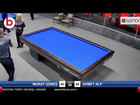 MURAT GÜNEŞ & AHMET ALP Bilardo Maçı - 2021 TÜRKİYE ŞAMPİYONASI 3.ETAP-4.TUR