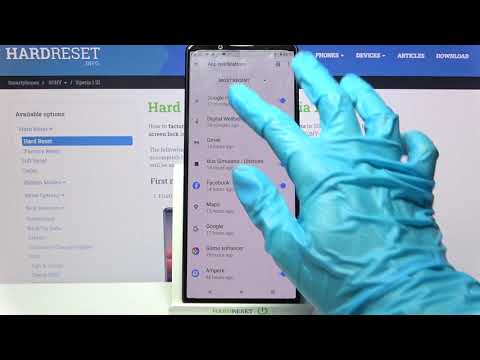 How to Turn Off Notifications from Apps in Sony Xperia 1 III - Manage Applications Notifications