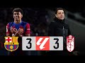 Barcelona vs Granada [3-3], La Liga 2023/24 - MATCH REVIEW