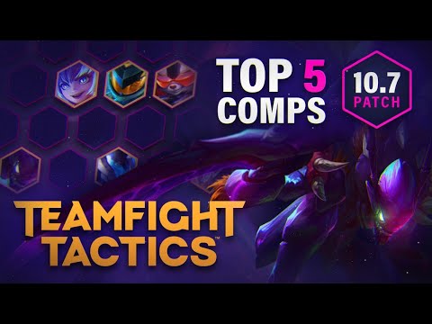 Top 5 BEST Team Comps for RANKED in Teamfight Tactics Patch 10.7