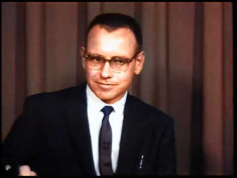 A Young Warren Buffett Speaking in 1962 (Colorized)