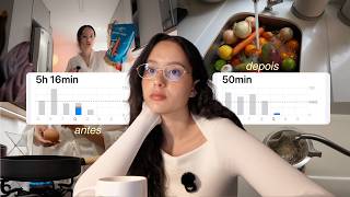 24h comigo sem celular: mercado, corrida & bastidores de trabalho
