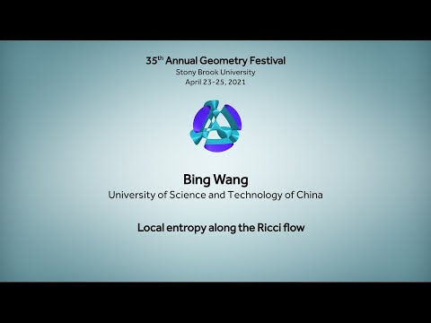 Local entropy along the Ricci flow - Bing Wang