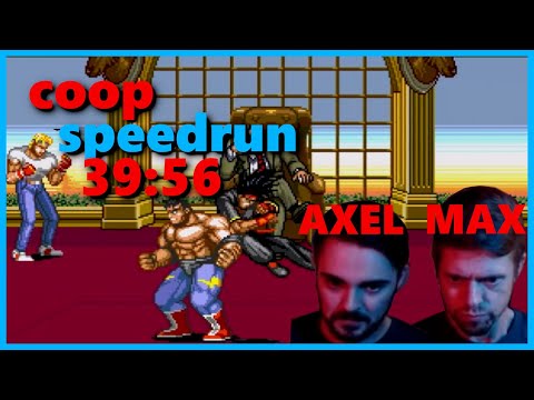 Streets of Rage 2 speedrun Mania coop 39:56 by Anthopants & Kobosh