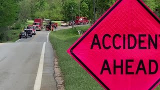 Chicken truck overturns in crash near Wheaton, highway closes