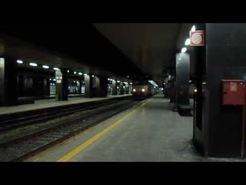 E656.024 in partenza con l' IC 595 Trieste Centrale - Napoli Centrale
