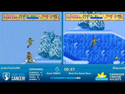 Game Over, Cancer! 2020 - Hook SNES (Beat the Game) [AndreTheXLR8R, bsquared]