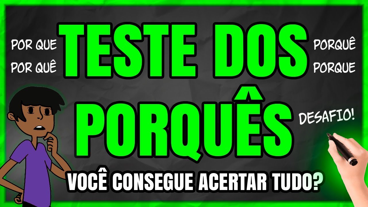 TESTE SOBRE O USO DOS PORQUÊS: Você Acerta TUDO?