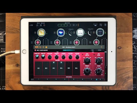 MM-1 MuteMaster Programmable Mixer by Kai Aras - iPad Live Demo