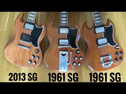 How does a CUSTOM SHOP Gibson SG compare to the 1961 ORIGINAL?