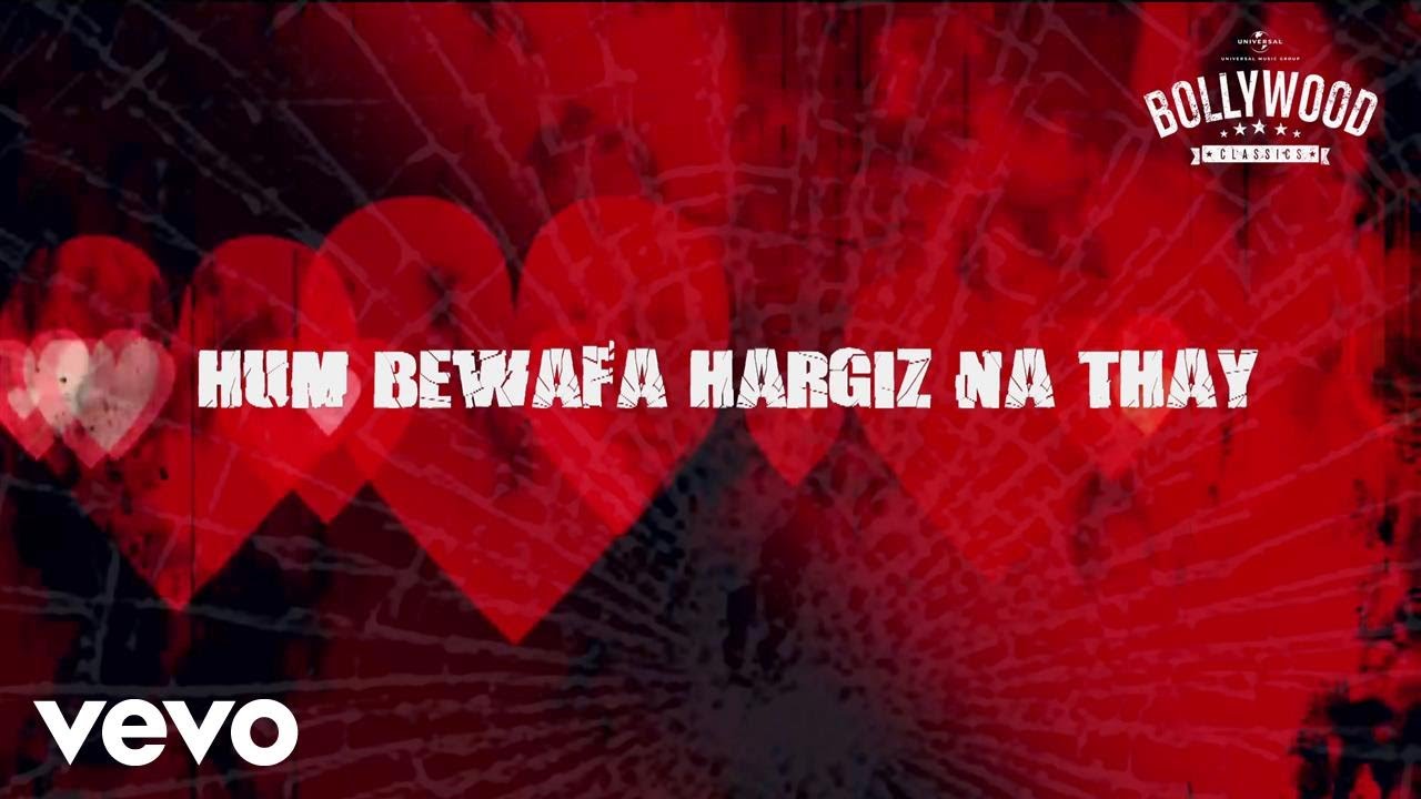 Hum Bewafa Hargis Lyrics Hum Bewafa Hargis Lyrics