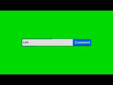 Comment Below Animation Green Screen Intro_Tech All Experts.